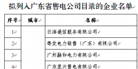 廣東經信委公示第七批<font color=