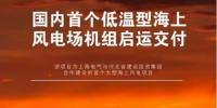 國內首個低溫型海上風電場機組啟運交付的背后