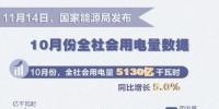 【圖說】前十月全社會用電量數(shù)據(jù)變化情況