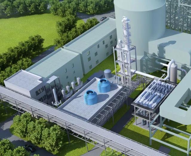 亞洲首個燃煤電廠碳捕集測試平臺項目開工了！