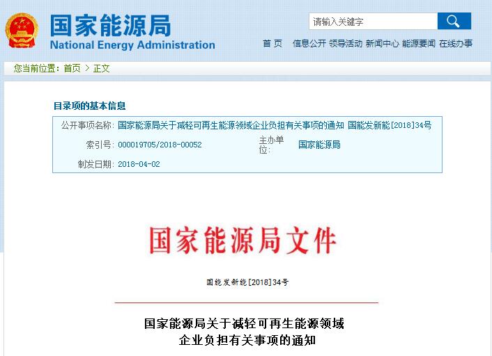 剛剛！國(guó)家能源局發(fā)文減輕可再生能源領(lǐng)域企業(yè)負(fù)擔(dān)
