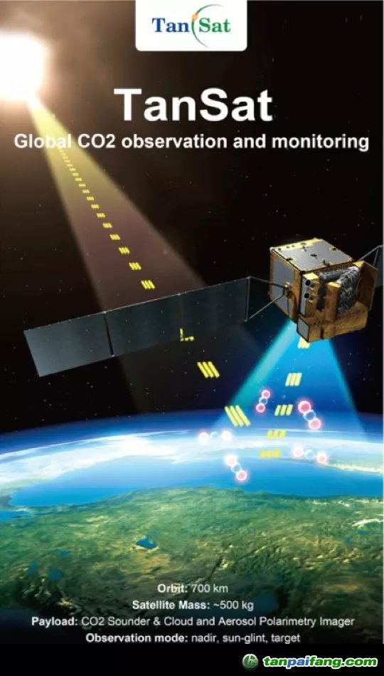 探測(cè)“地球的呼吸”：中國碳衛(wèi)星首幅全球陸表大氣二氧化碳分布圖