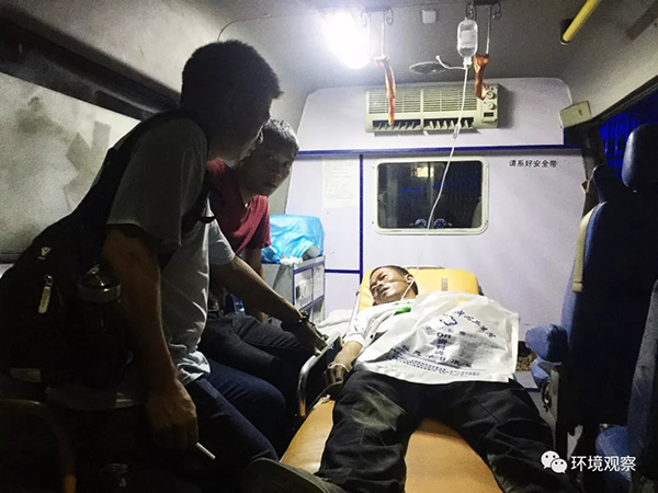 湖南湘潭回應(yīng)“三名環(huán)保志愿者在洗砂場被毆打”：公安正調(diào)查