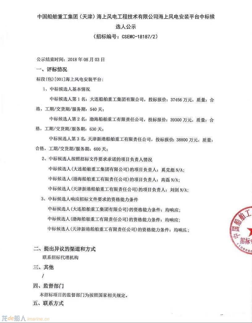 3.7億元！這家船廠將中標(biāo)海上風(fēng)電安裝平臺(tái)