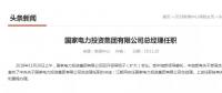 國家電投總經理在空缺三個月后終補齊！