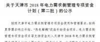 1917萬元！天津公示2018年電力需求側(cè)管理專項資金計劃（第二批）