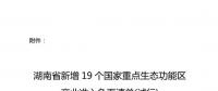 湖南省發(fā)布《湖南省新增19個國家重點生態(tài)功能區(qū)產(chǎn)業(yè)準入負面清單(試行)》對水力發(fā)電、風(fēng)力發(fā)電、太陽能發(fā)電等嚴格管控