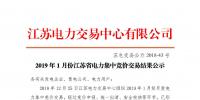 售電錦鯉！江蘇2019年1月集中競(jìng)價(jià)價(jià)差1毛/千瓦時(shí)！
