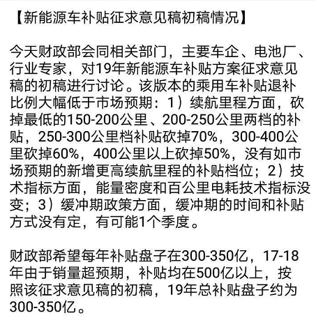 該信誰？2019年新能源汽車補(bǔ)貼版本滿天飛 到底哪個(gè)靠譜？