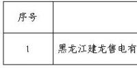  黑龍江公示黑龍江建龍售電有限公司1家售電公司（第十四批）